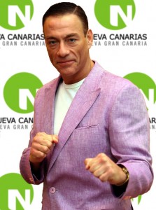 Van Damme, con la formación política canaria