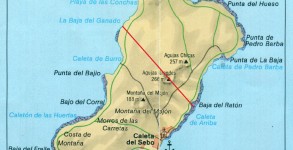 La Graciosa Map